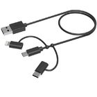 ROHS 3ft 10cm 3 In 1 USB Charging Cable
