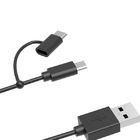 USB A To Micro 5V2.4A Multi charging cable 480Mbps Lightning C48