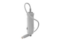 2.4A Lightning 18W PC ABS 18W Single Port Car Charger With Cable