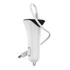 Smart IC OEM ODM 1A PC Fireproof Dual USB C PD Car Charger