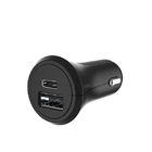 PC ABS 5V2.4A PD18W Dual Port Car Charger