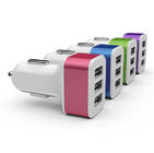 ROHS 5V4.4A Multiple Port Car Charger With 3 USB Port Output
