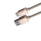 Metal Shell USB A To Type C 3.0 Braided 5V 3A 3M Mobile Cable Charger