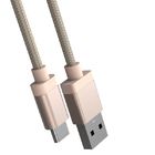 Metal Shell USB A To Type C 3.0 Braided 5V 3A 3M Mobile Cable Charger