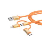 Round C89 Mfi Lightning 2.4A 6ft Usb Charger Cable
