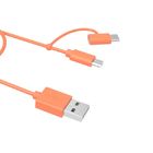 USB A2.0 To Micro PVC 5V2.4A Multi Usb Data Cable 2m 6ft
