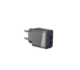 Black ErP 12W 5V2.4A Dual Ports USB Charger 2xUSB-A