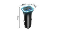 FCC PD20W 12V1.67A PD QC Car Charger For Iphone 12