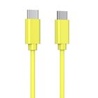 PVC Braided 5V3A 1M Type C To Type C Cable USB2.0