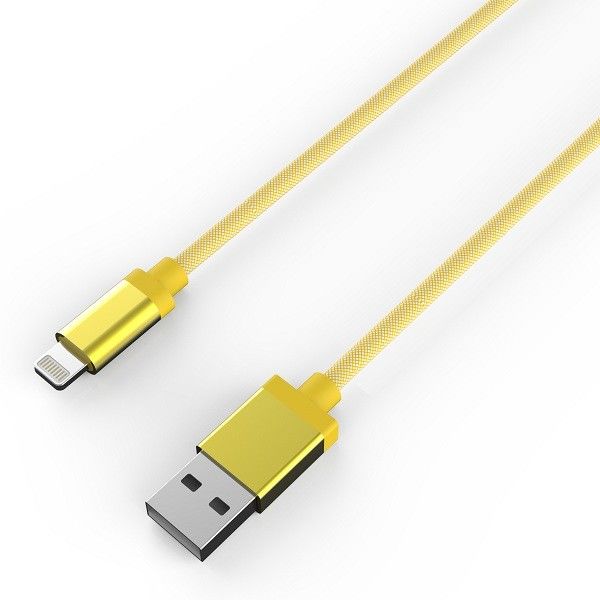 5V 2.4A MFi 4Pin 6ft Nylon Braided Lightning Cable Charger