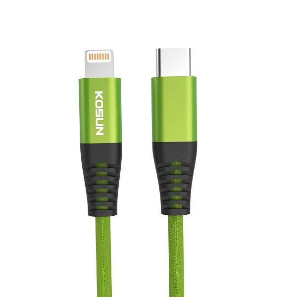 5V 3A MFI Certified USB Type C To Lightning Cable Charger