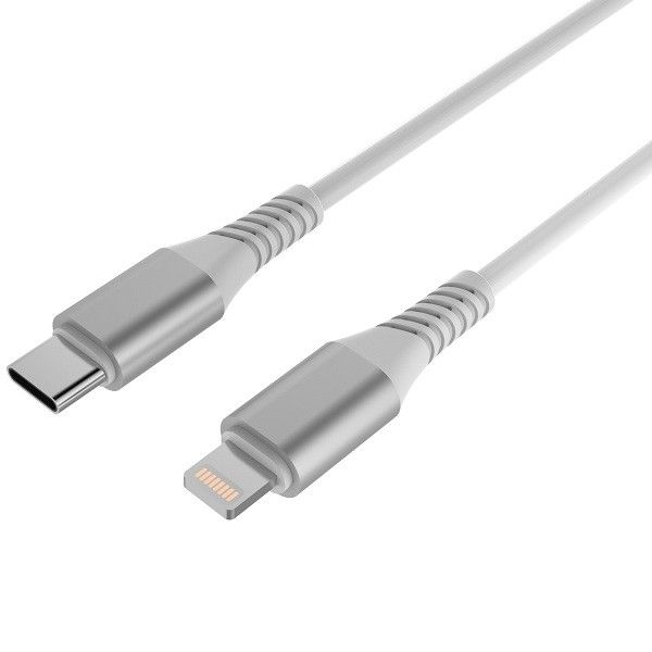 PVC 3A MFI 10cm Apple USB C To Lightning Cable Charger