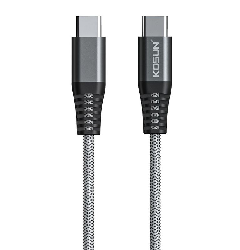 Type C To Type C 2.0 Braided 480Mbps 3m USB C Cable Charger 5V 3A
